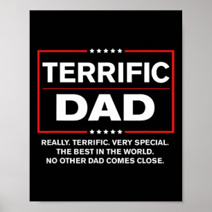 Poster Papa - Drôle Donald Trump Fête des pères cadeau
