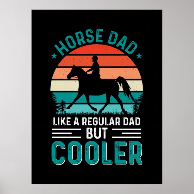 Poster Papa du cheval (Devant)