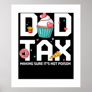 Poster Papa Impôt S'assurer que ce n'est pas une Fête des