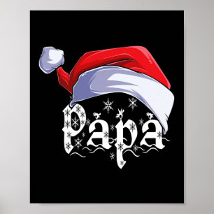 Poster Papa Joyeux Noël Père Noël Noël Joyeux Noël Match 