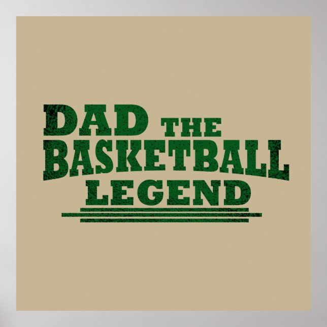 Poster papa la légende du basket (Devant)