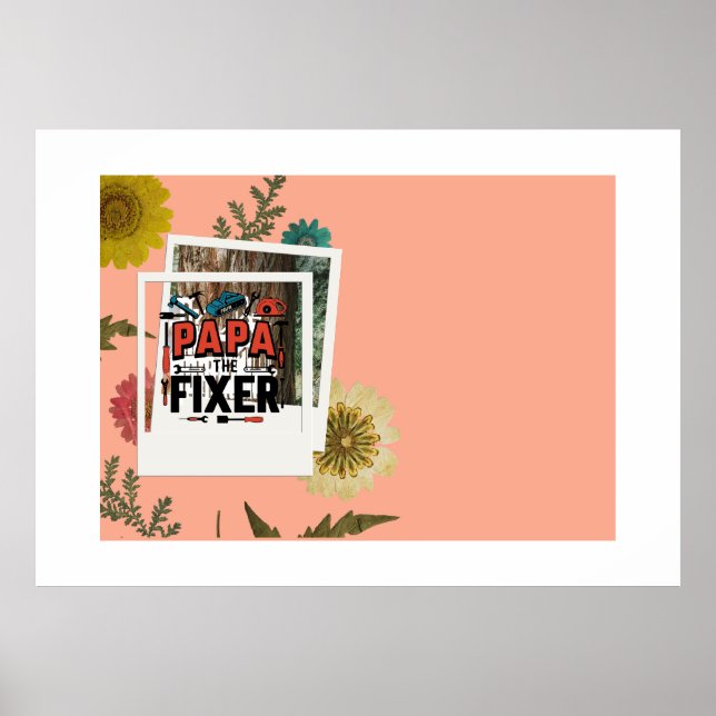 Poster Papa L'affiche Fixer - Fête des pères Handyman Cad (Devant)