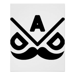 Poster PAPA : Minimalisme Audacieux