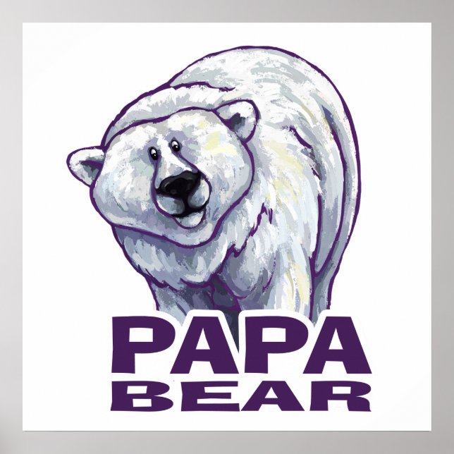 Poster Papa Polar Bear (Devant)