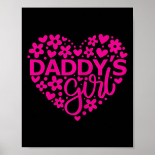 Poster Papa &# ; s Fille - Père &# ; s Idée de jour pour 