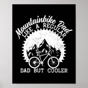 Poster Papa Vtt Mtb Cadeaux De Vélo Pour Vtt