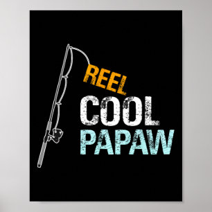 Poster Papaw Cadeau Pour Grand-Père De Grandgirl Gran