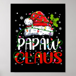 Poster Papaw Claus Noël Père Noël Correspondances famille