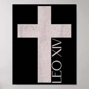 Poster Pape Leon Xiv, Habemus Papam, catholique