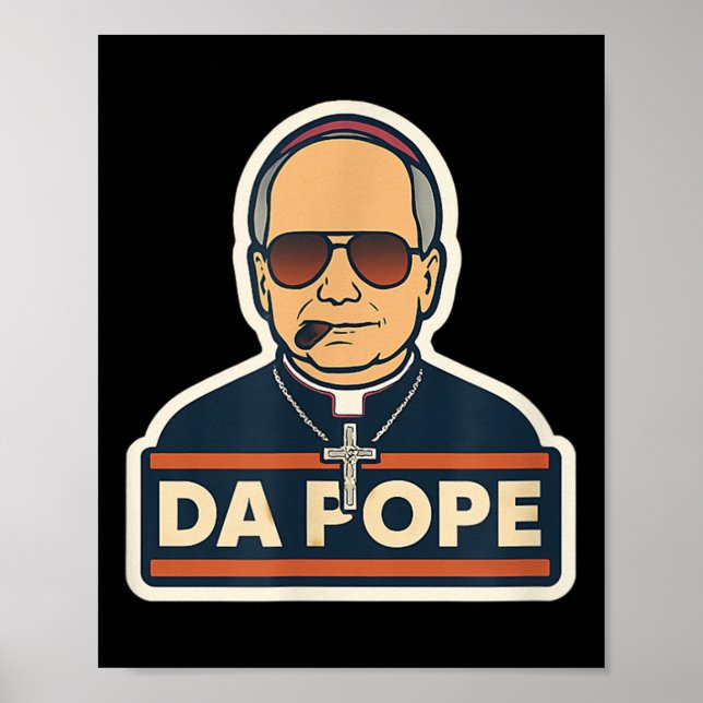 Poster Pape Robert Prevost - Pape Leo Xiv - Da Pape (Devant)