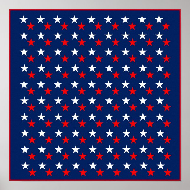 POSTER PAPER BLEU ROUGE (Devant)