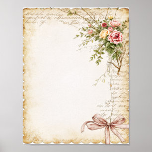 Poster Paper Digital Download Scrapbook & Junk Journal