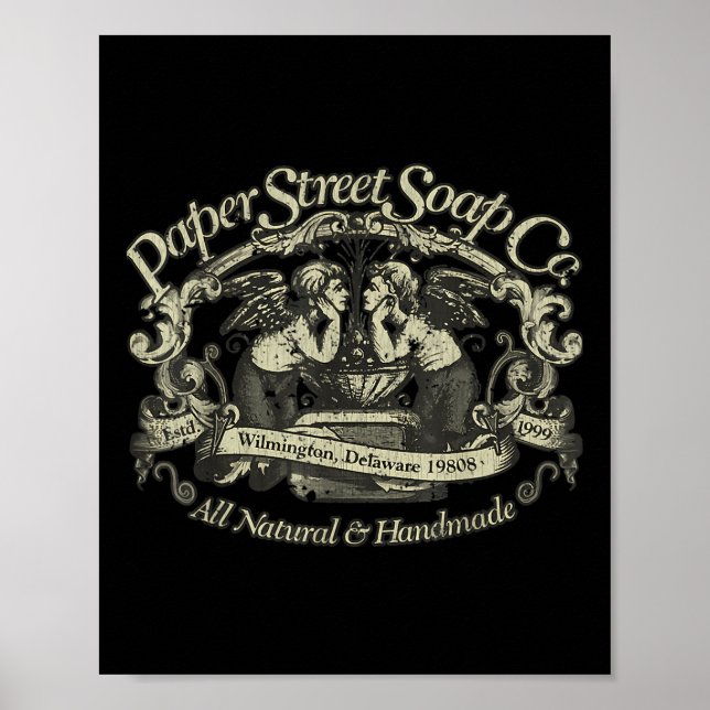 Poster Paper Street Soap Company Vintage (Devant)