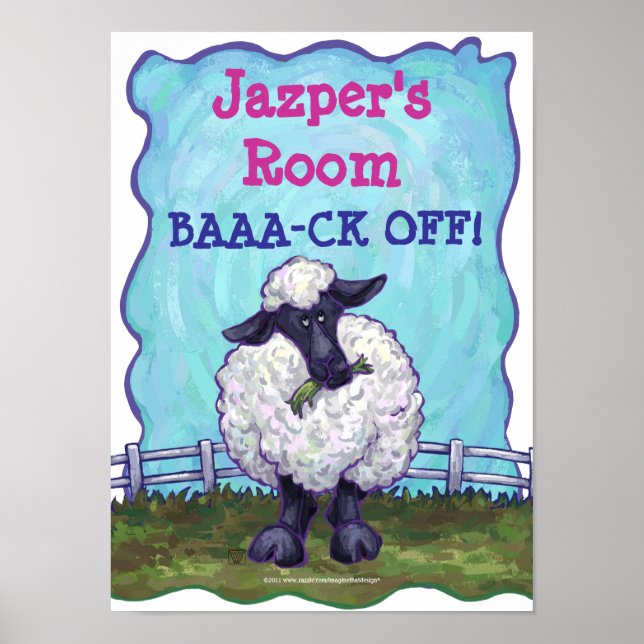 Poster Papeterie mouton (Devant)