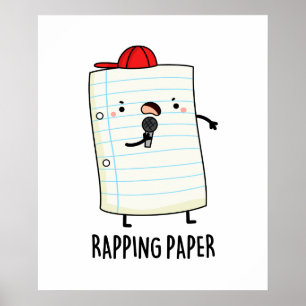 Poster Papier à carreaux amusant à emballer le papier à c