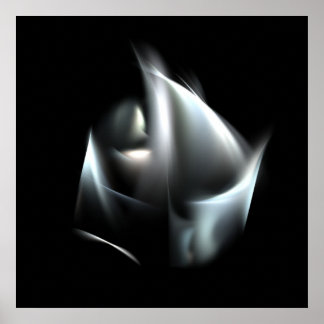 Poster Papier blanc Rosebud