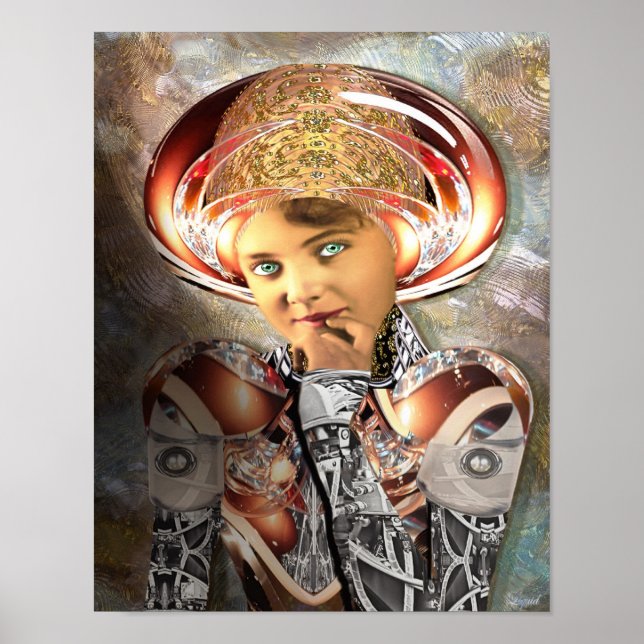 Poster Papier cyborg Shayle (Devant)