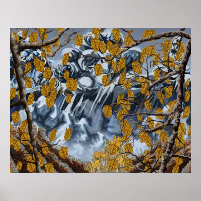 Poster Papier d'affiche de valeur 50x40 (Matte) Cloudburs (Devant)