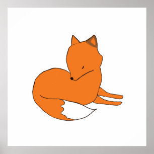 Poster Papier d'affiche de valeur Fox (Matte)