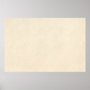 Poster Papier d'antiquité Parchment à crème vintage