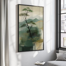 Papier d'art mural Japandi Mystic Peaks