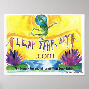 Poster Papier de l'affiche de valeur de l'année bissextil