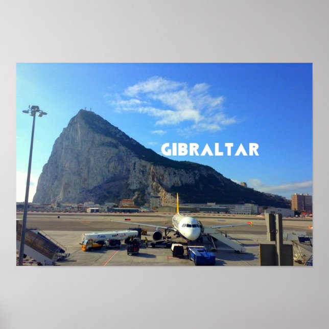 Poster Papier de l'affiche de valeur Rock of Gibraltar (Devant)