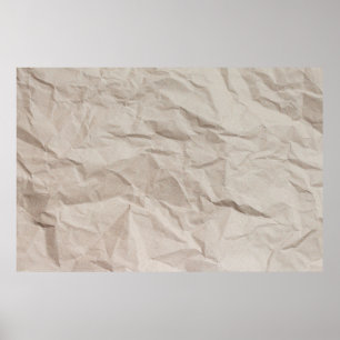 Poster Papier d'emballage de texture de papier