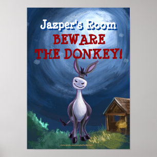 Poster Papier Donkey