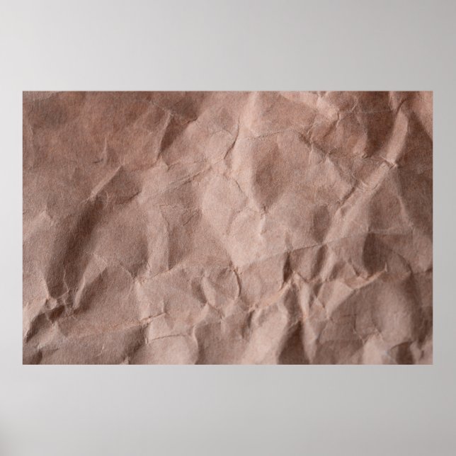 Poster Papier effondré rustique (Devant)