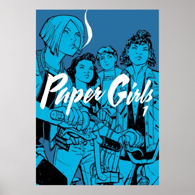 Poster Papier Girls® Mac KJ Tiffany Erin Volume 1 (Devant)
