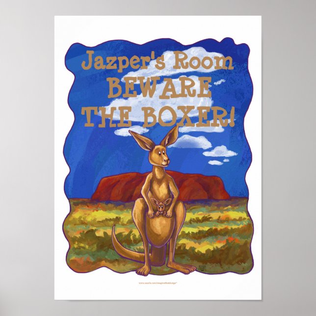 Poster Papier Kangaroo (Devant)