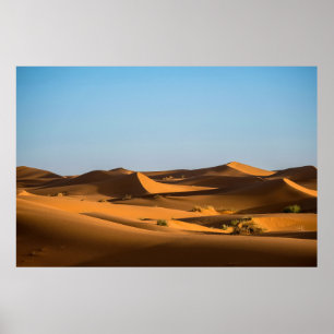 POSTER PAPIER MUR DESERT 3D