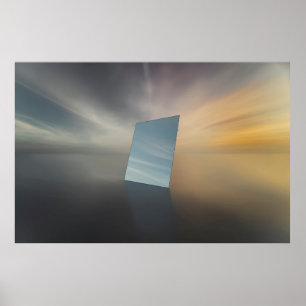 POSTER PAPIER NUMÉRIQUE MIROIR