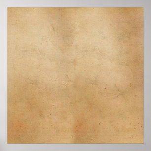 Poster Papier parcheminé antique grunge bronzage vintage