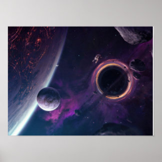 Poster papier peint astronomie