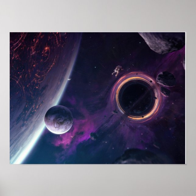 Poster papier peint astronomie (Devant)