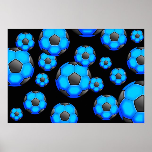 Poster Papier peint de soccer (Devant)