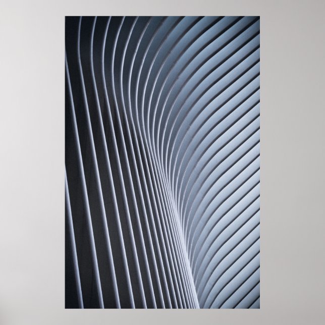 Poster Papier peint numérique gris (Devant)