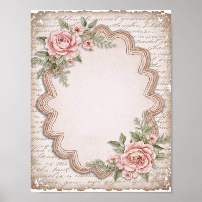 Poster Papier Scrapbook & Junk Journal Téléchargement num (Devant)