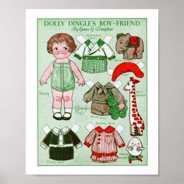 Poster Papier Vintage Dolly Dingle's Boyfriend (Devant)