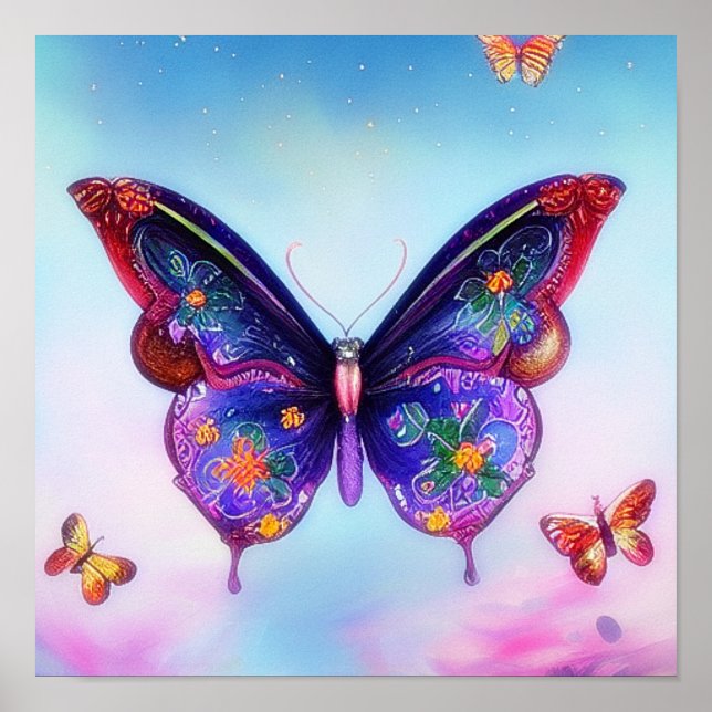 Poster Papillon   (Devant)