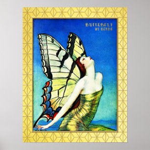 Poster Papillon 1923
