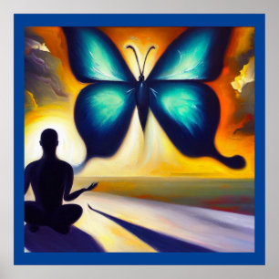 Poster Papillon animal Spirit 3