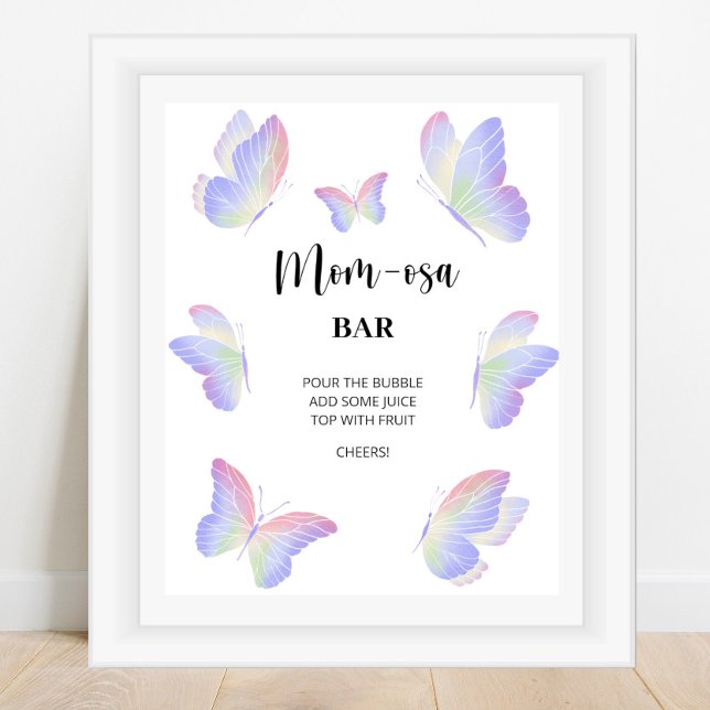 Poster Papillon \ Barre maman-osa (Créateur téléchargé)