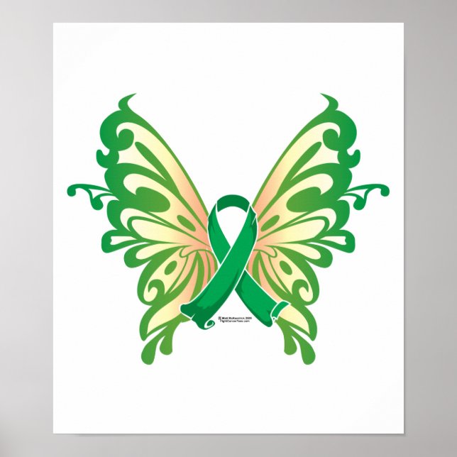 Poster Papillon cérébral (Devant)