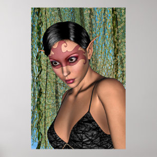 Poster Papillon de fée