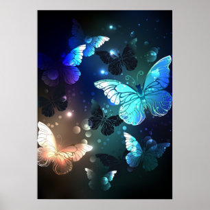 Poster Papillon de nuit voltigeant