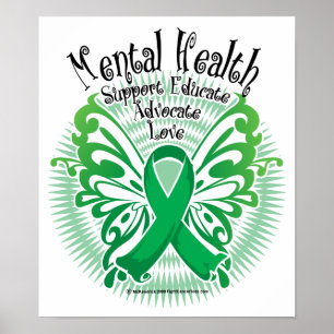Poster Papillon de santé mentale 3