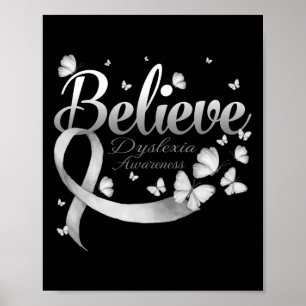 Poster Papillon de sensibilisation à la dyslexie